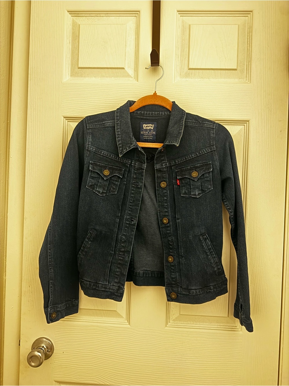 Levi's Kids Blackish Blue Denim Jacket